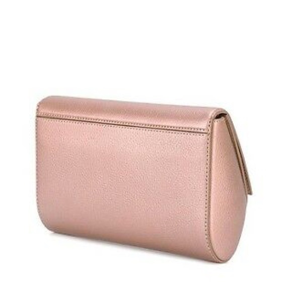 NWT GIVENCHY PANDORA BOX CLUTCH METALLIC PINK - Picture 8 of 8